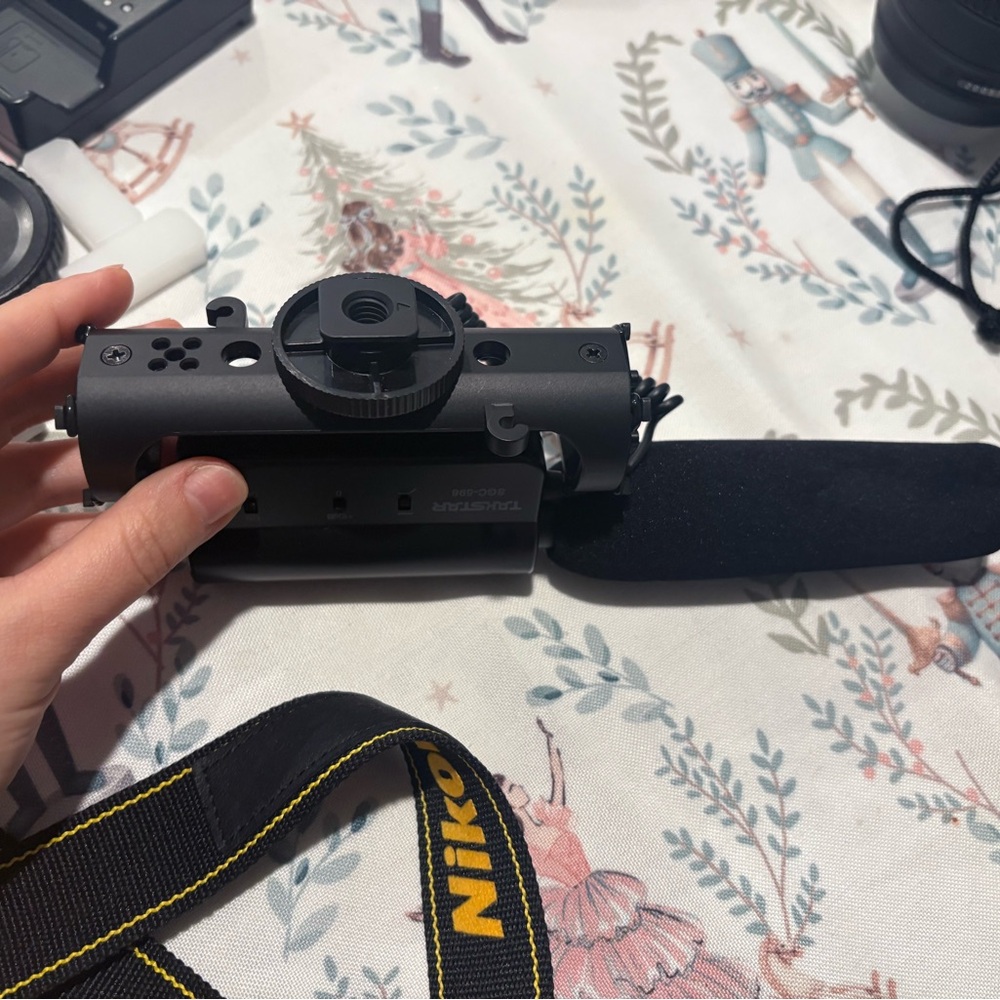Nikon Black Camera Microphone with Strap